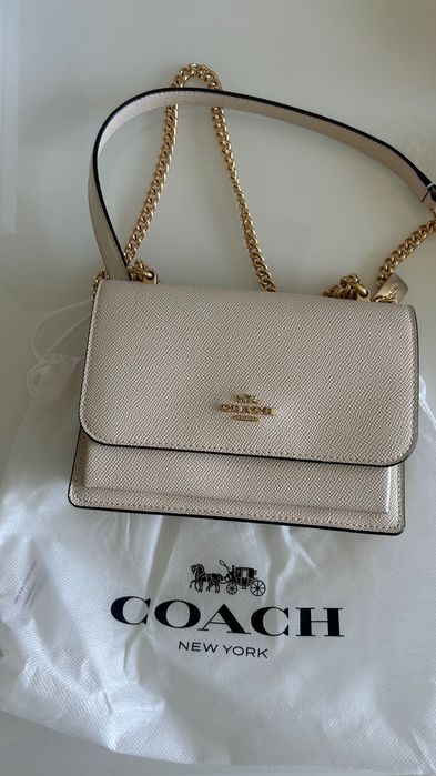 Bolsa coach cor cru