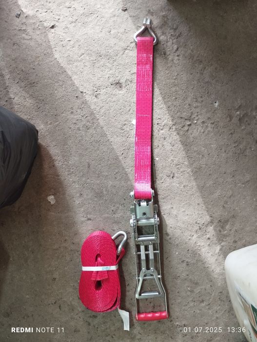 Ремені стяжні, трещітка