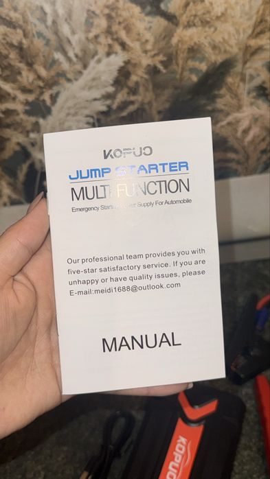 Arrancador de Bateria Carro / Powerbank KOFUO Jump Starter 12V (Novo na Caixa)