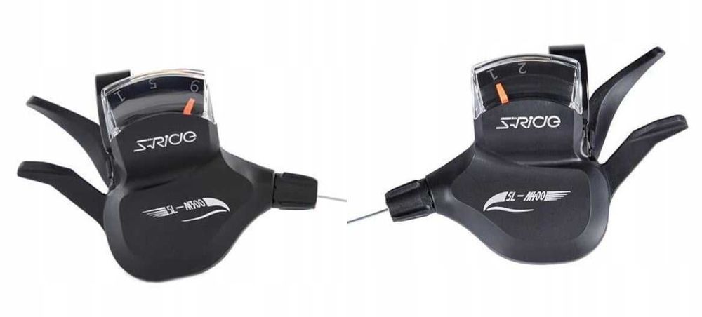 Manetki rowerowe  przerzutki 2x9 S-RIDE SL-M300 + SL-M400 jak SHIMANO