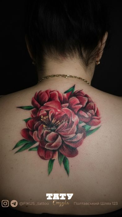 Профессиональная татуировка. Графика. Реализм.