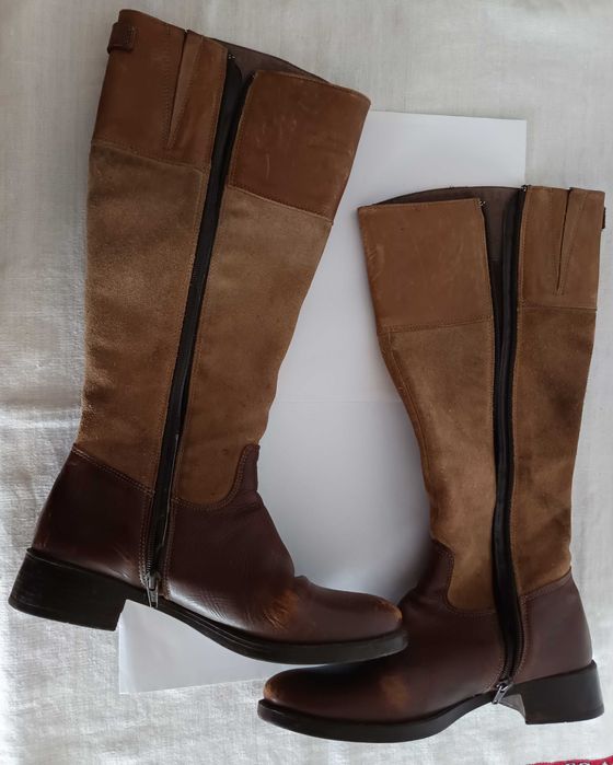Botas Amazonas 1986 - Pele/Castanha "Vintage"