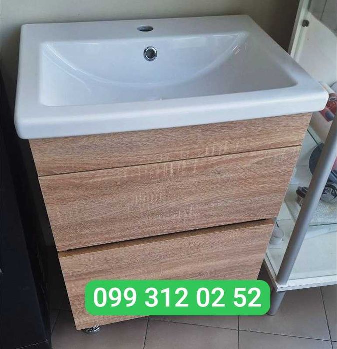 Меблі для ванної кімнати з умивальниками від 40 до 100см