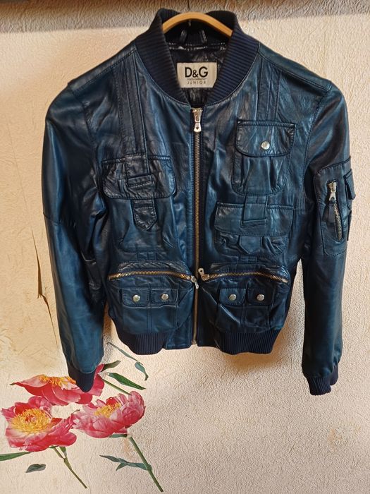 Куртка кожаная Dolce Gabbana хs-s