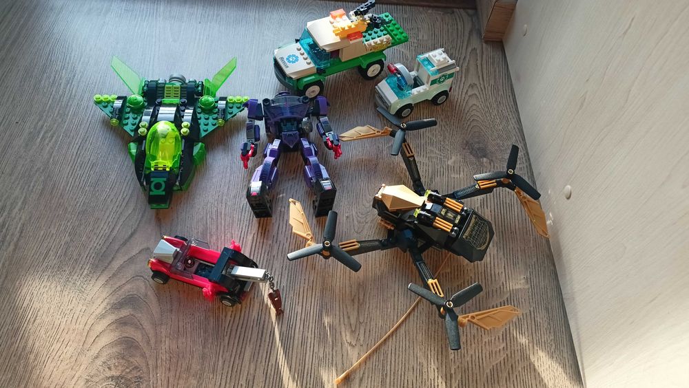 Budowle z zestawów LEGO - 6 konstrukcji, mix