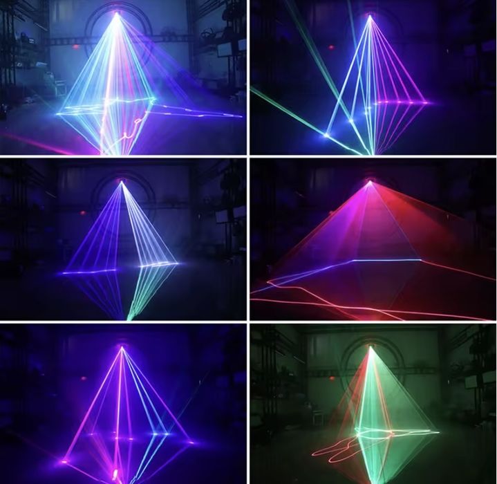 Laser dyskotekowy Orion - 500 mW RGB, dużo animacji, wzory, skanery