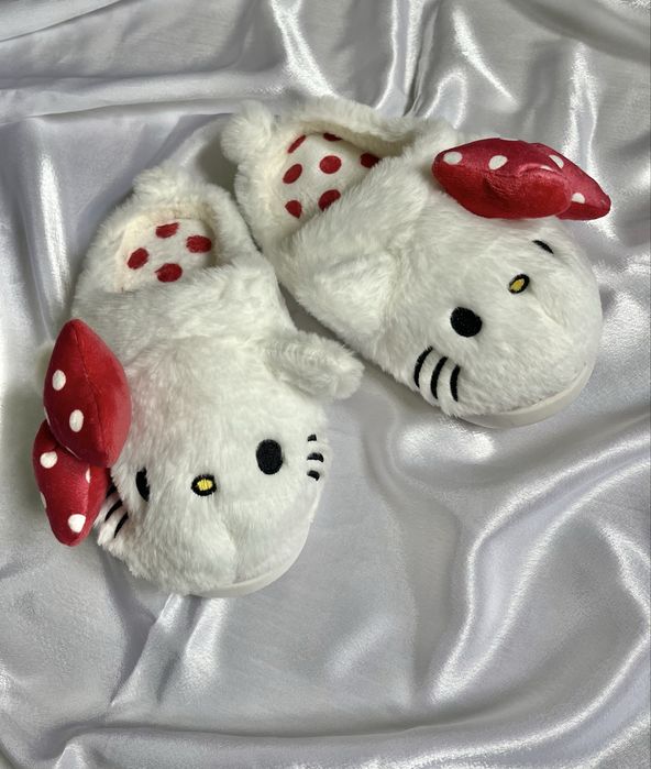 Плюшеві штани Hello Kitty, піжамні штани з Hello kitty, піжама