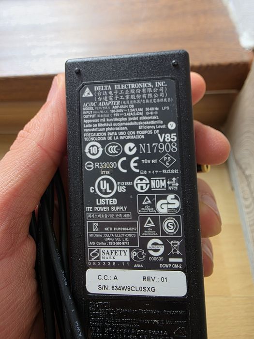 Oryginalny zasilacz Acer 19V 3.42A 65W wtyk 5.5x1.7 mm