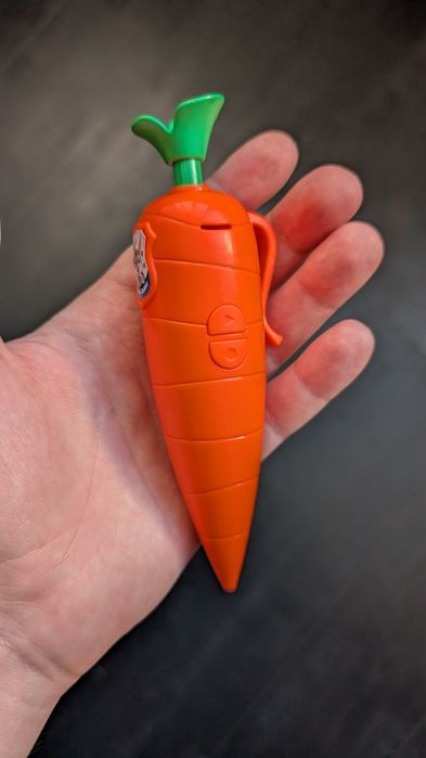 Маленький мобильный диктофон морковка для записи голоса с кнопкой