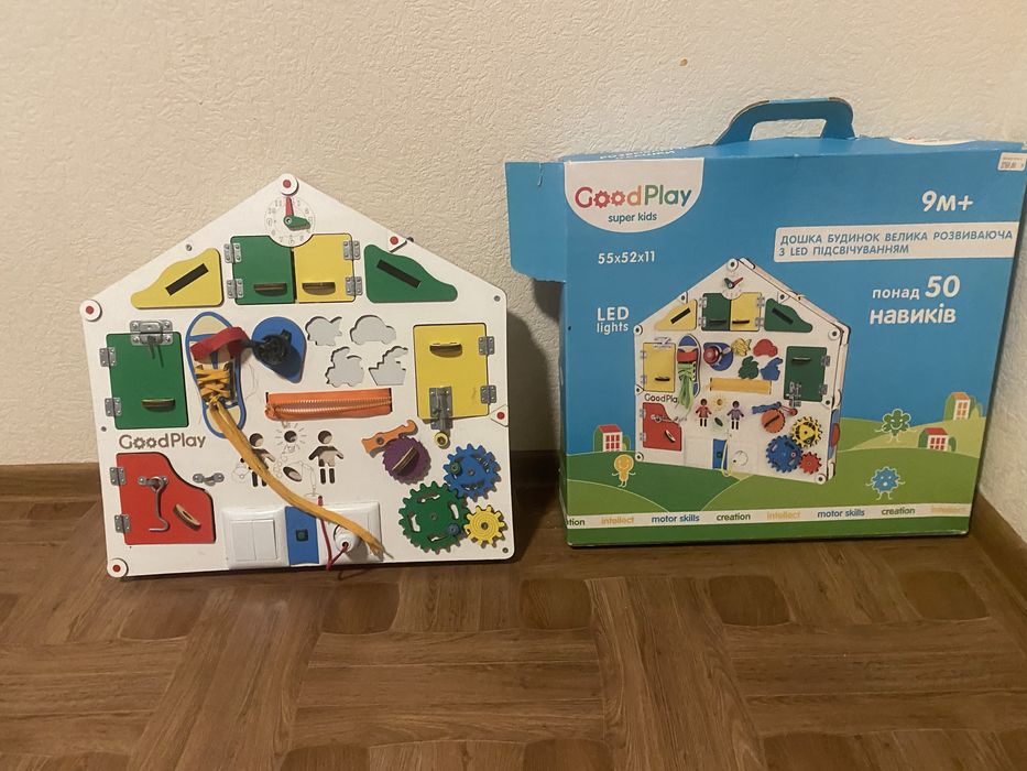 Бізіборд бізі дошка розвиваюча дошка