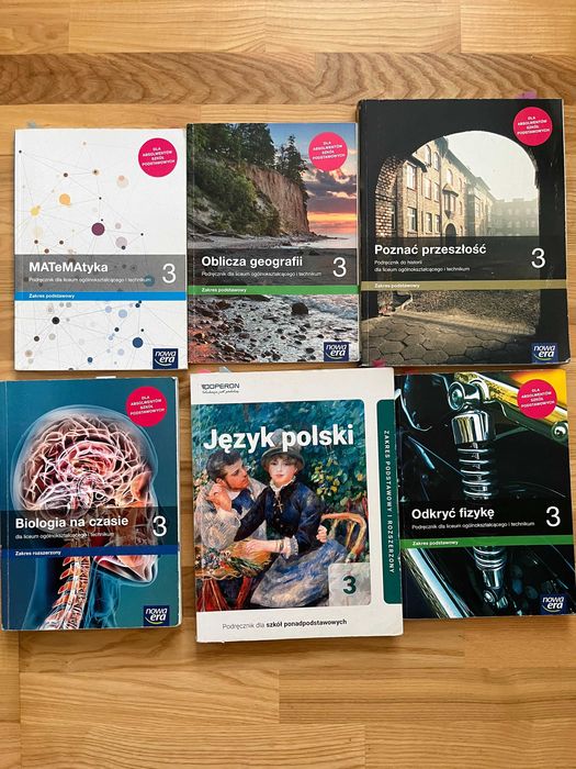 Podręczniki 3 klasa liceum