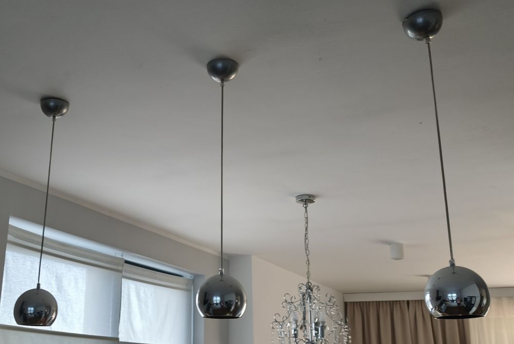 Lampa sufitowa wisząca kula ball , Trzy sztuki