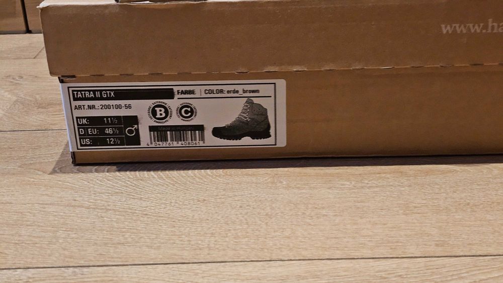 Buty Hanwag Tatra II GTX roz. 46.5