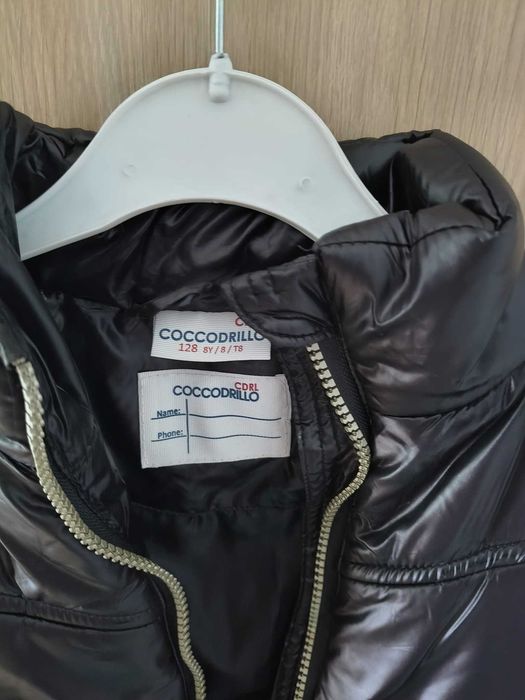 Bezrękawnik dziewczęcy czarny 128 coccordillo