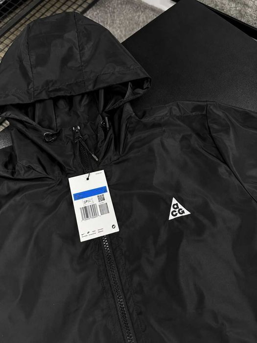 Nike Acg Черная Ветровка Нейлоновая - Куртка Найк Асг Гортекс