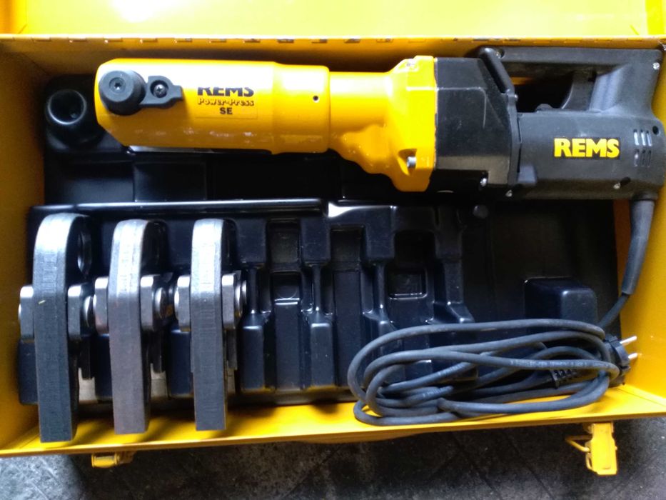 Zaciskarka rems + 3 szczęki, cęgi