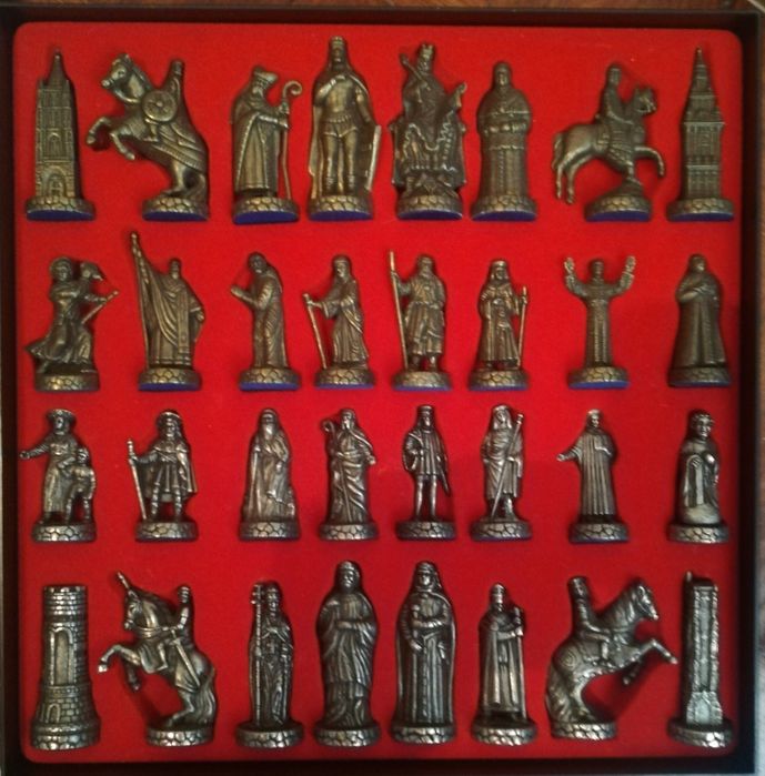 Jogo e Tabuleiro de xadrez Espectacular