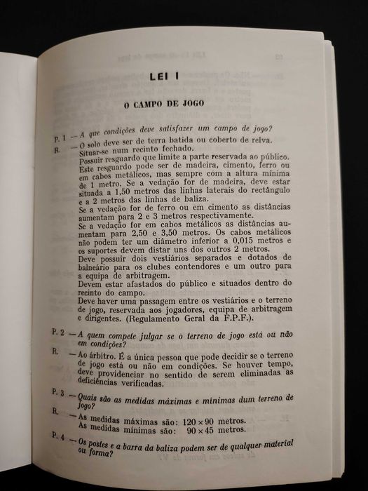 Agenda do Árbitro Leis do Jogo, Francisco Guerra