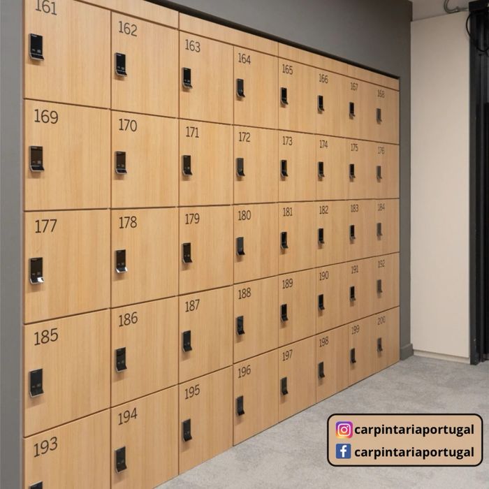 Cacifos e armários locker personalizados