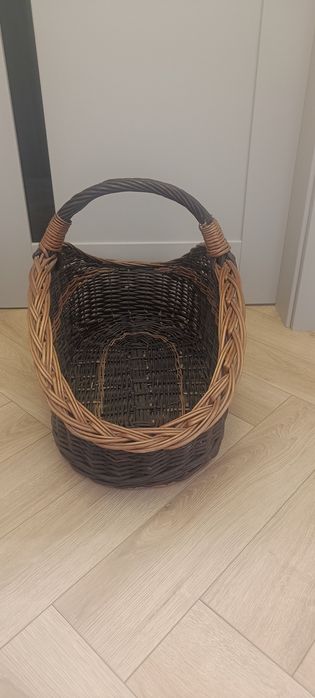 Kosz wiklinowy ozdobny