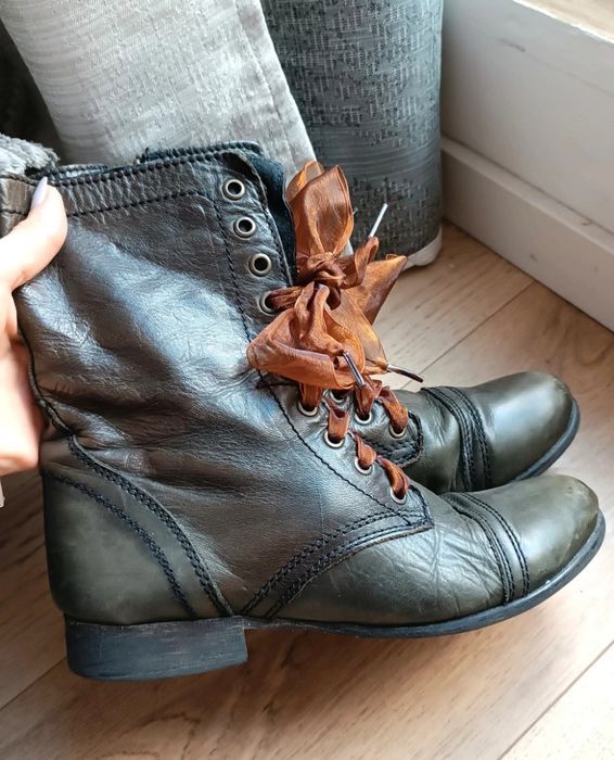 Buty w stylu boho ze skóry naturalnej y2k avant garde