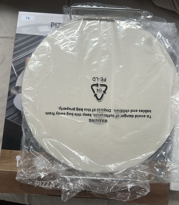 Nowy kamień do pizzy 33 cm – piekarnik i grill