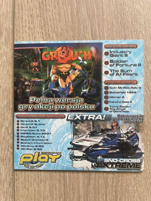 Grouch + Sno-Cross Extreme | Play 08/2002 PC Pełne Wersje