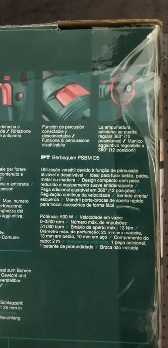 Berbequim elétrico Parkside 500W