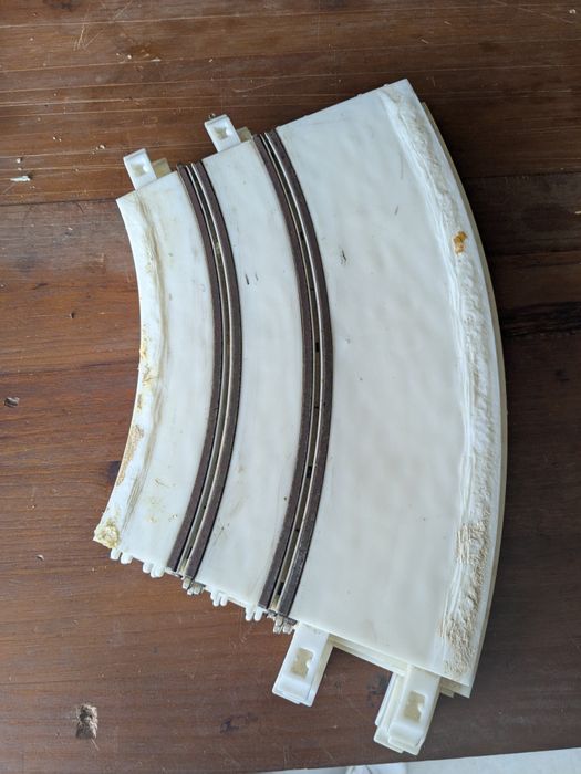 Curva de gelo media para calha Ninco com proteção