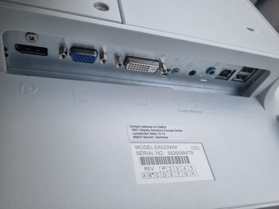 Monitor NEC EA223WM