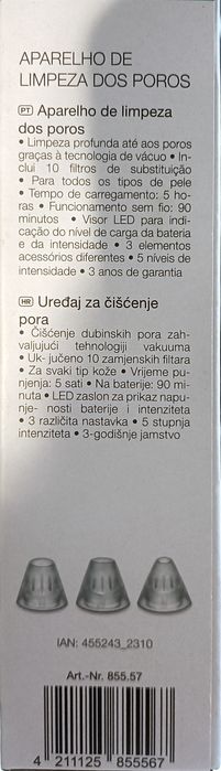 Aparelho limpeza de poros