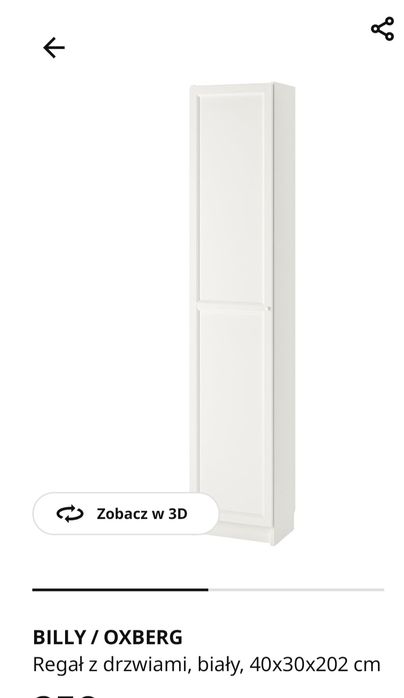 Regał Billy 40/30/202cm