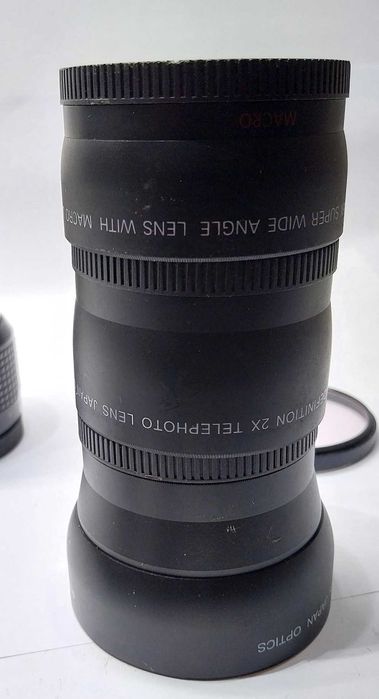 Lote lentes e objectiva cameras fotograficas macro