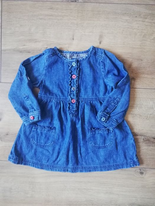 Sukienka jeans  roz 86