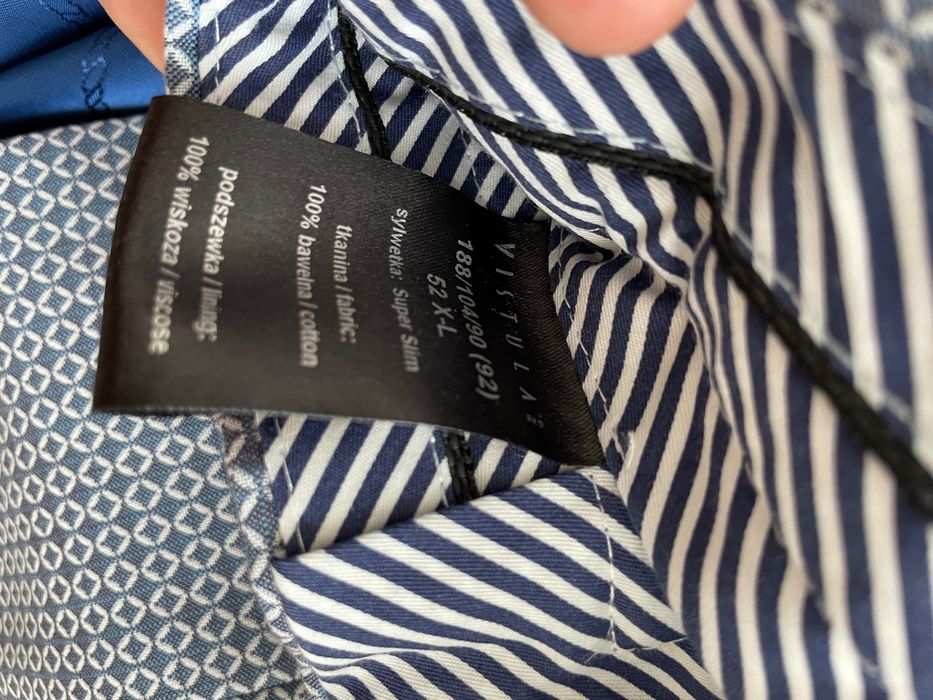 Garnitur Vistula Bawełna Vitale Barberis Canonico (52 X-L Super Slim)