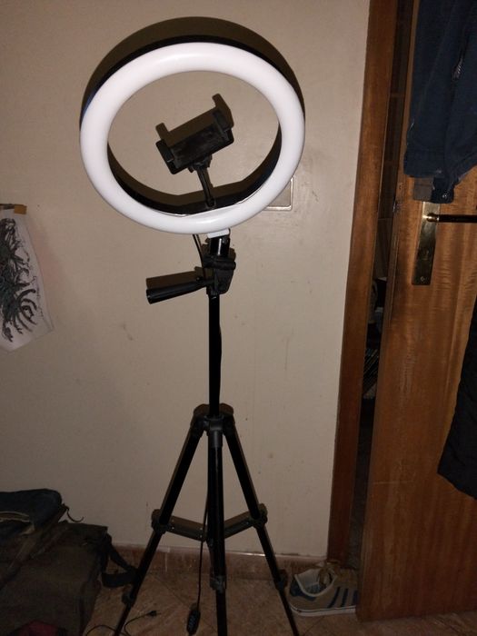 Ring ling Rgb led 36cm com tripe
