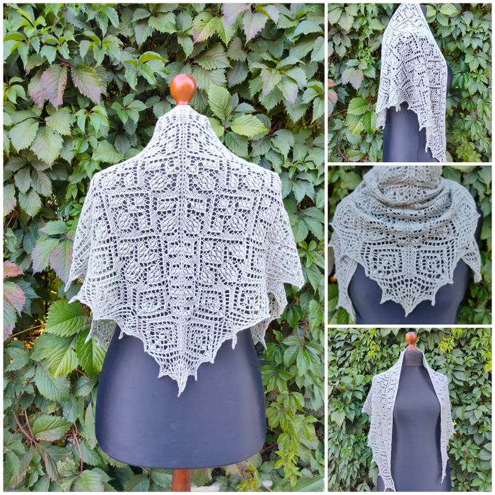 Шаль, фишю, палантин ручной работы