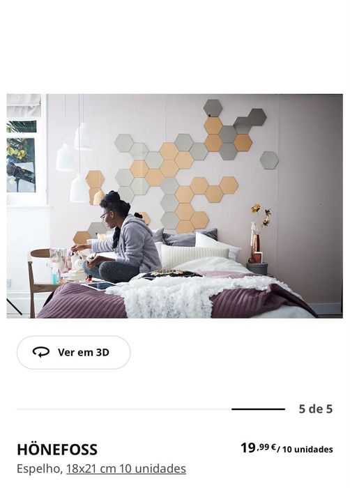 Espelhos HONEFOSS ikea novos