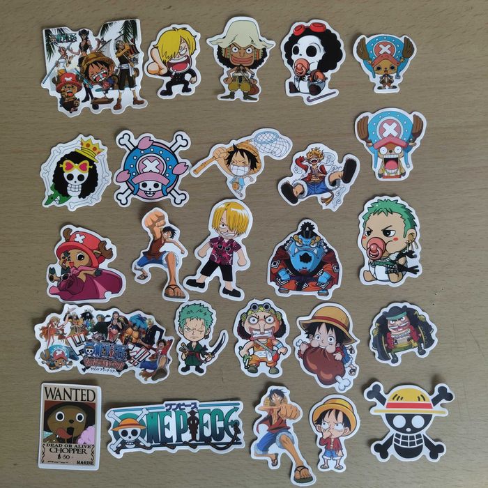 100 Autocolantes Stickers One Piece