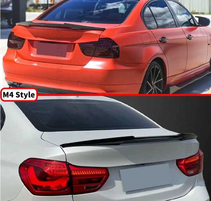 Spoiler aileron lip mala M4 Style preto brilhante vários modelos BMW