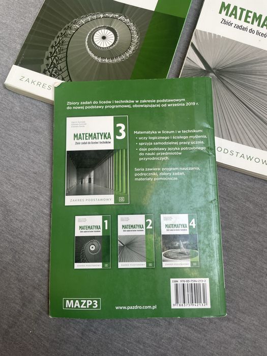 zestaw zbiorów zadań do matematyki 1 2 3 pazdro