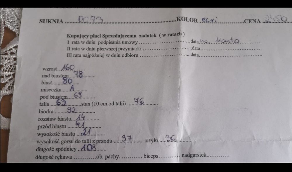 Piękna Suknia Ślubna