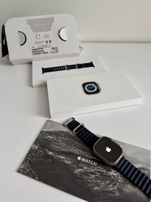 Apple watch Ultra Titanium Midnight Ocean Band 49mm