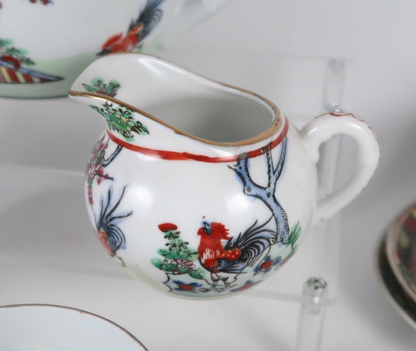 Conjunto chá porcelana da China - Galos