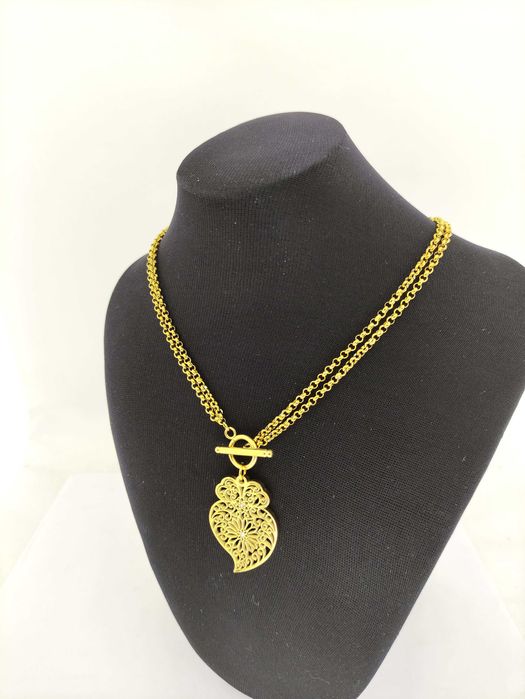 Colar Coração de Viana - Aço