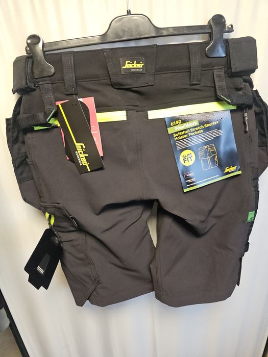 Spodenki robocze Snickers 6140 r.48 krotkie spodnie stretch