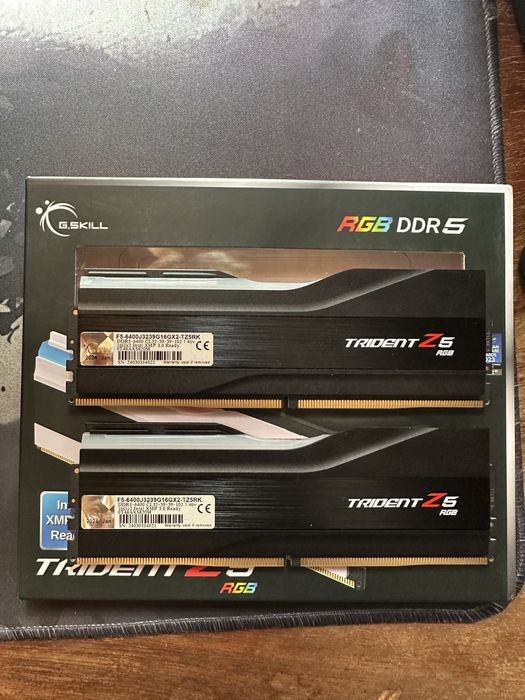 G.SKILL DDR5 32GB RGB(16GBx2)【中古】 g skill ddr5 32gb - Купить электронику - Цены на OLX.ua