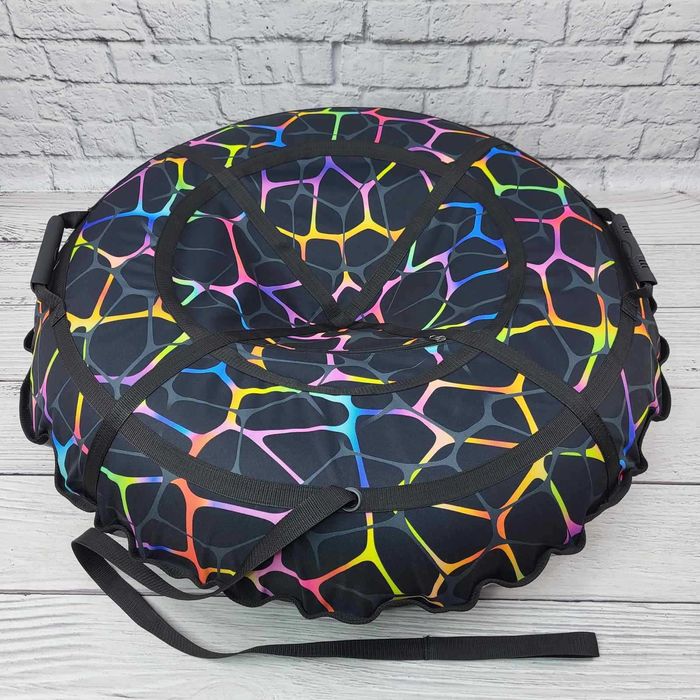 Надувні Санки - Ватрушка 100-120см Тюбінг ОКСФОРД.  Вогник