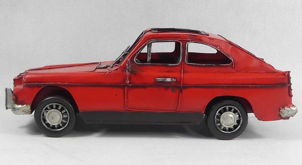 Metalowy model pojazd AUTO MG retro 31 cm