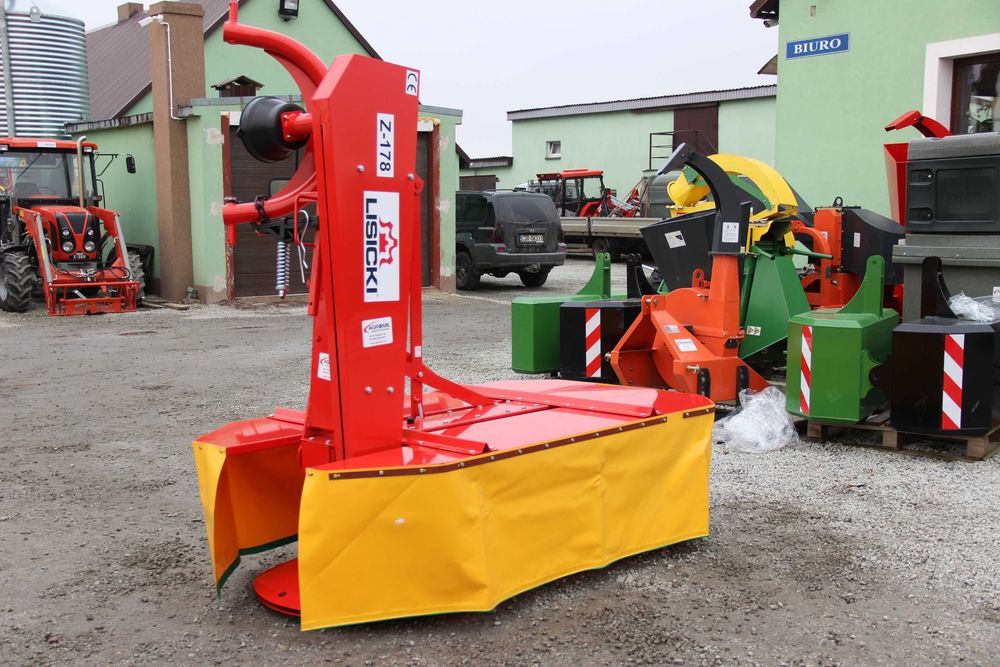 Kosiarka rotacyjna bębnowa z osłoną LISICKI 1,35 1,65 1,85 roztrząsacz